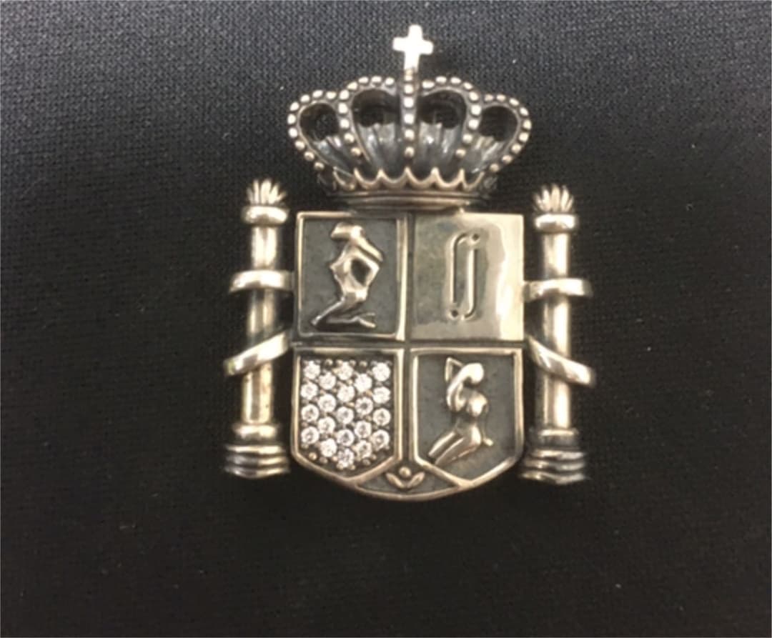 赤西仁さん着用 janji 旧型エスパニョーラ 燻加工 ネックレス チャーム