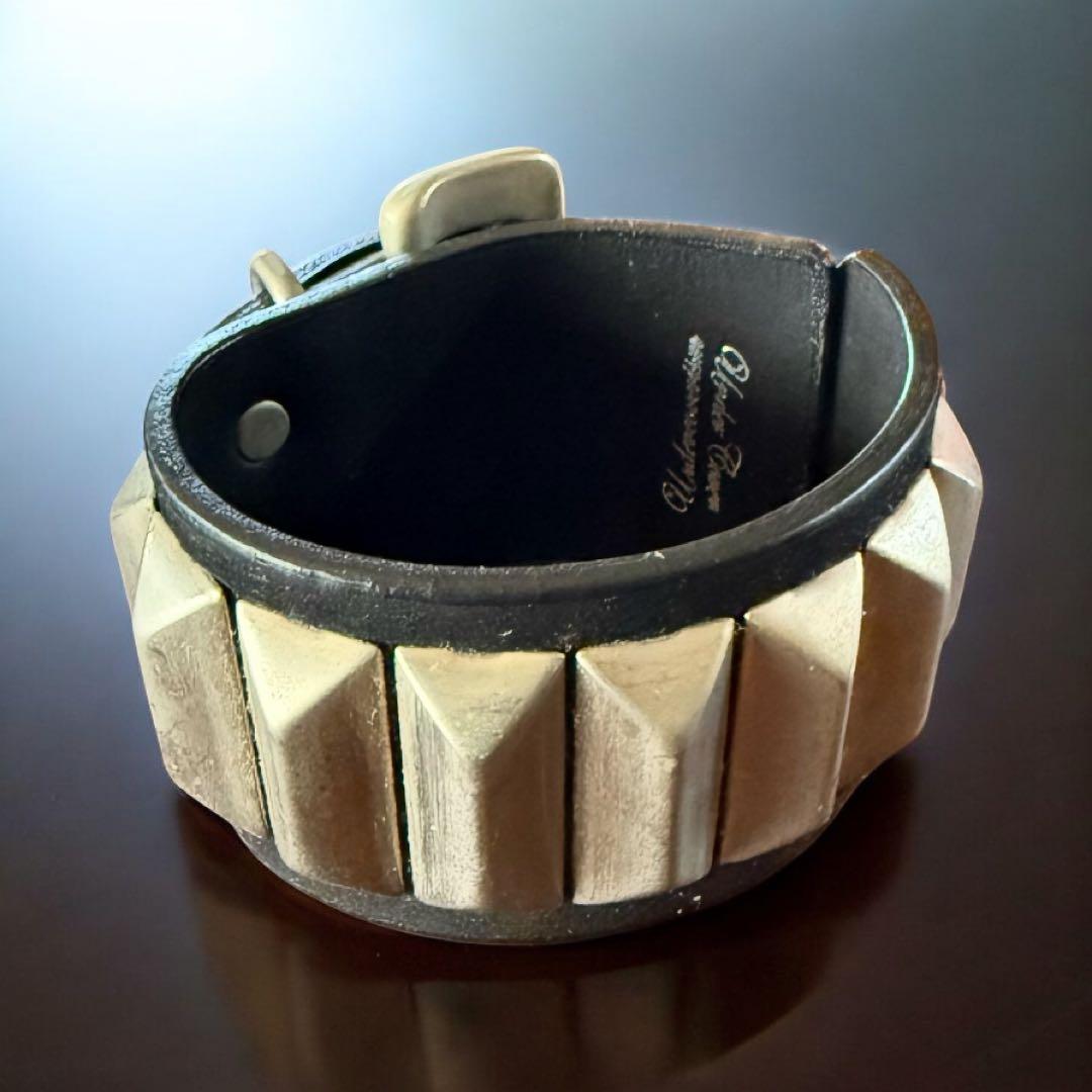 under cover レザー ブレスレット スタッズバングル スタッズ ブレスレット メンズ レザーブレスレット レディース 革