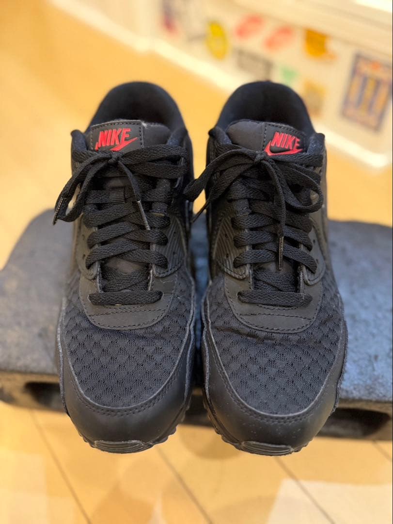 【美品】27.5cm NIKE エアマックス90 ブラック