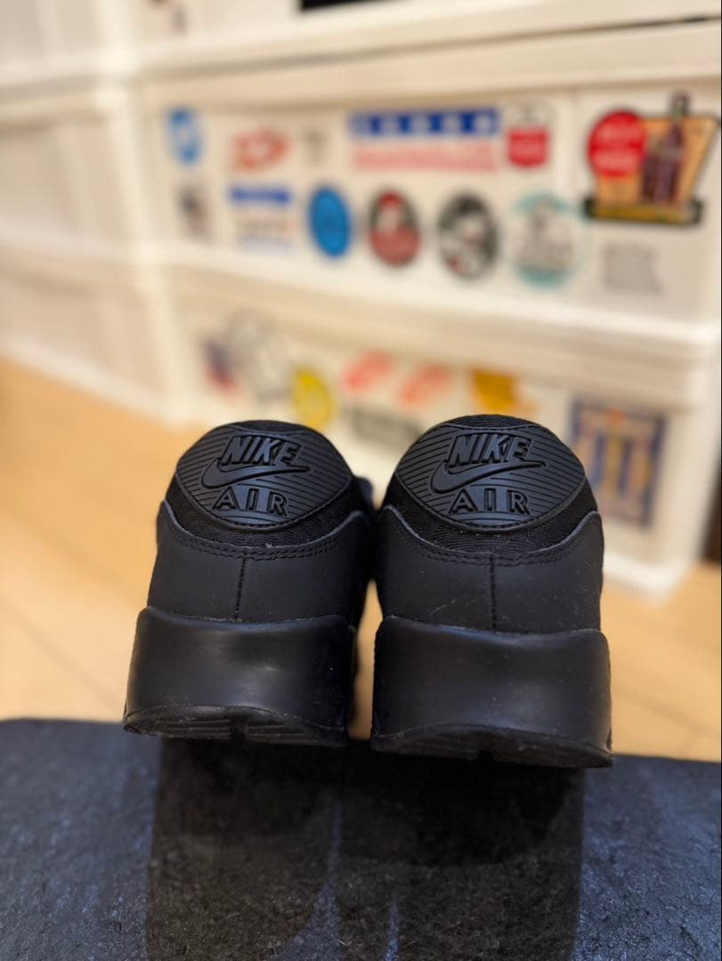 【美品】27.5cm NIKE エアマックス90 ブラック