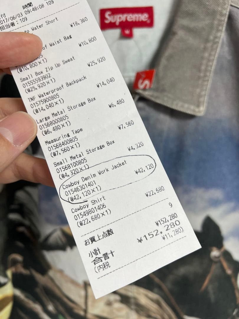 s*n様 【木村拓哉着用】supreme マルボロ カウボーイブルゾン タグ付き