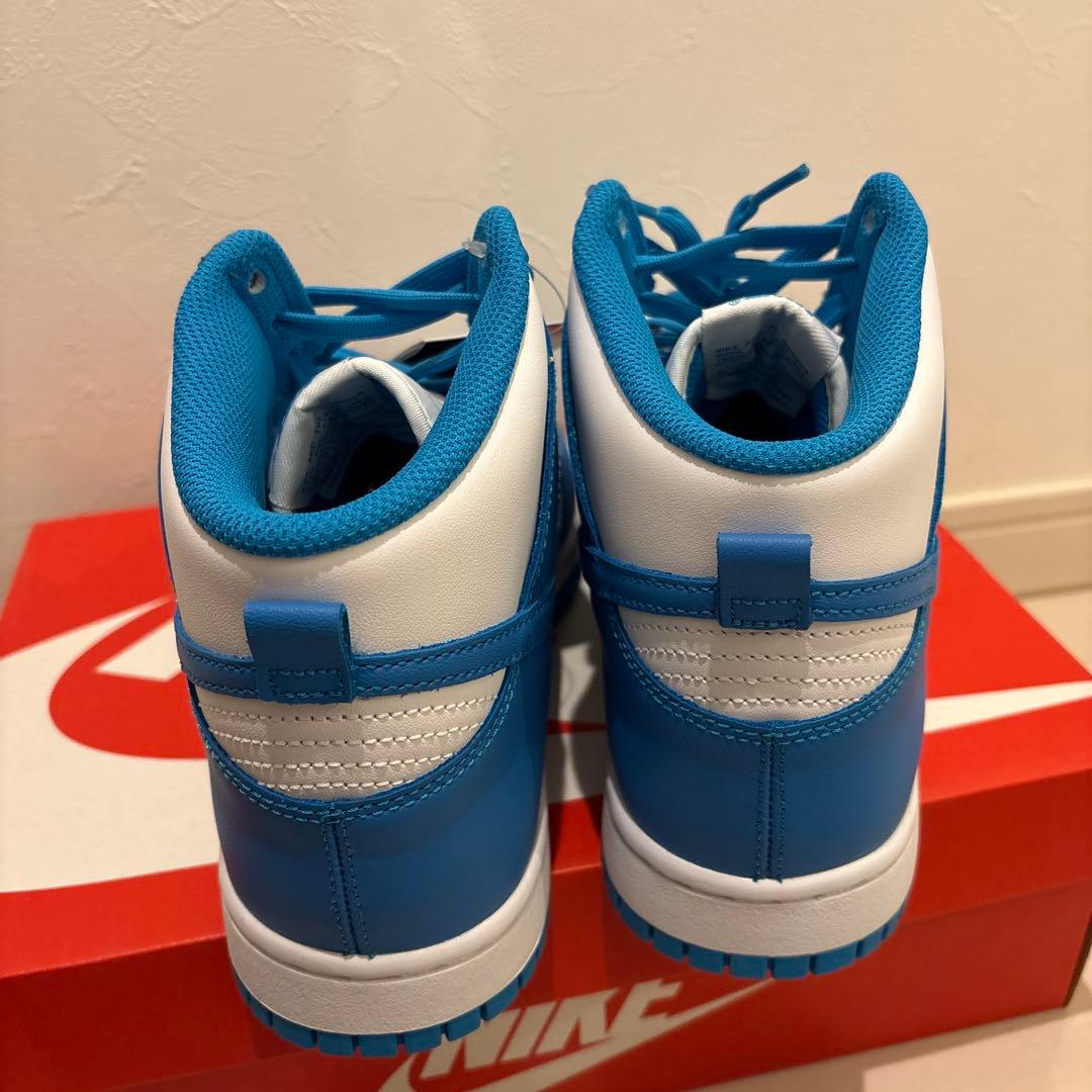 NIKE ダンク HI レーサーブルー ホワイト 未使用 27.5 - メルカリ