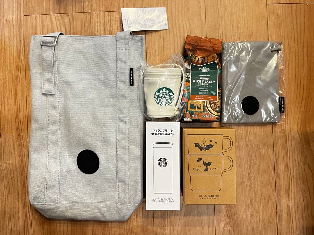 スターバックス 2026福袋 6点セット - スターバックス2026福袋 6点