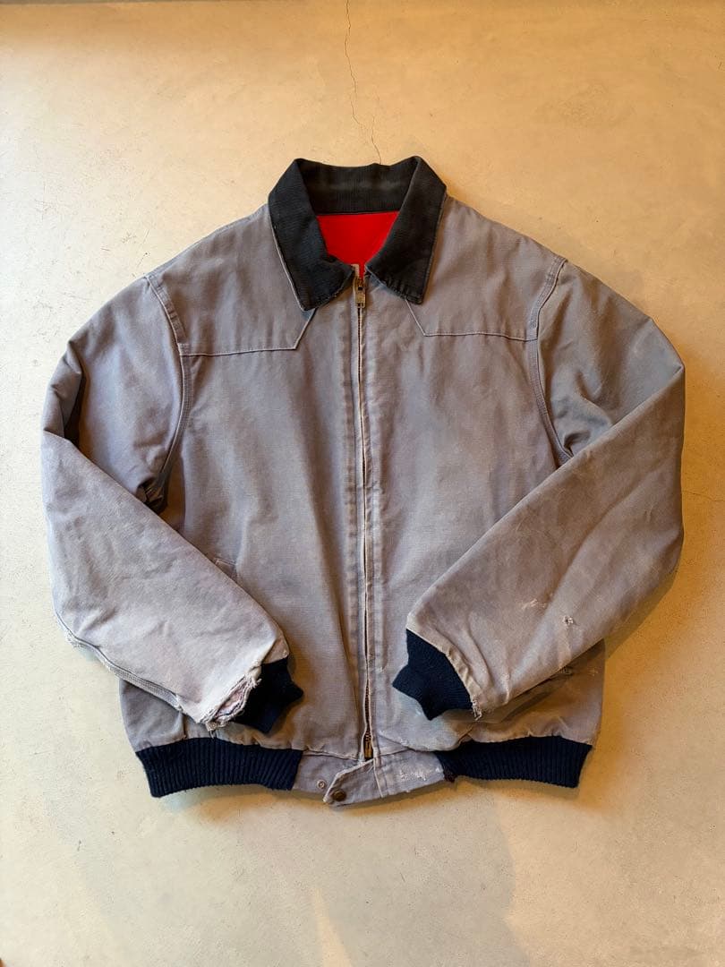 89年製　カーハート サンタフェジャケット　ライトグレー　100周年 楽天市場】80年代 カーハート Carhartt 100周年モデル サンタフェ