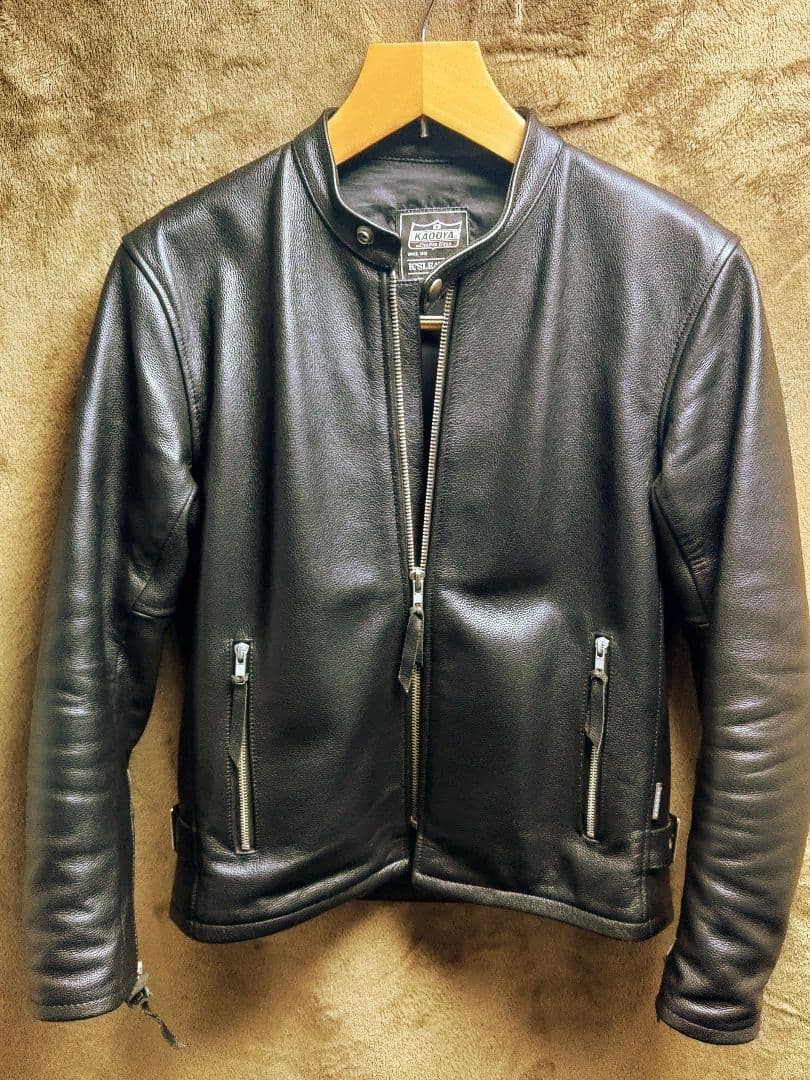 ス*カ様 KADOYA シングルライダースジャケット　Lサイズ 革ジャン シングル レザージャケット｜カドヤ公式オンラインショップ