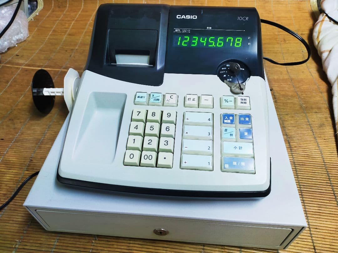 カシオレジスター 10CR 簡単便利特殊 送料込 344044