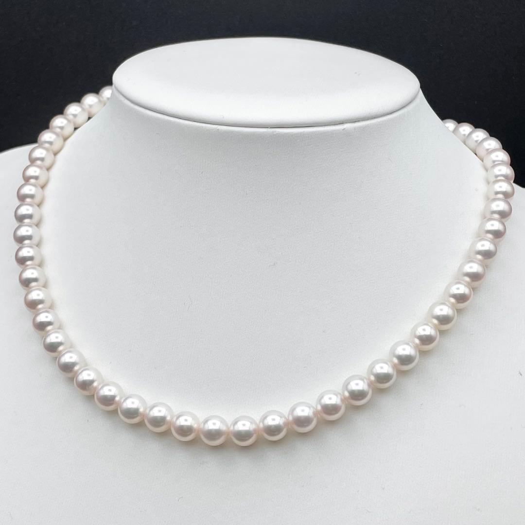 アコヤ真珠 花珠 7.0mm 真珠総合研究所鑑定書 ネックレス - メルカリ