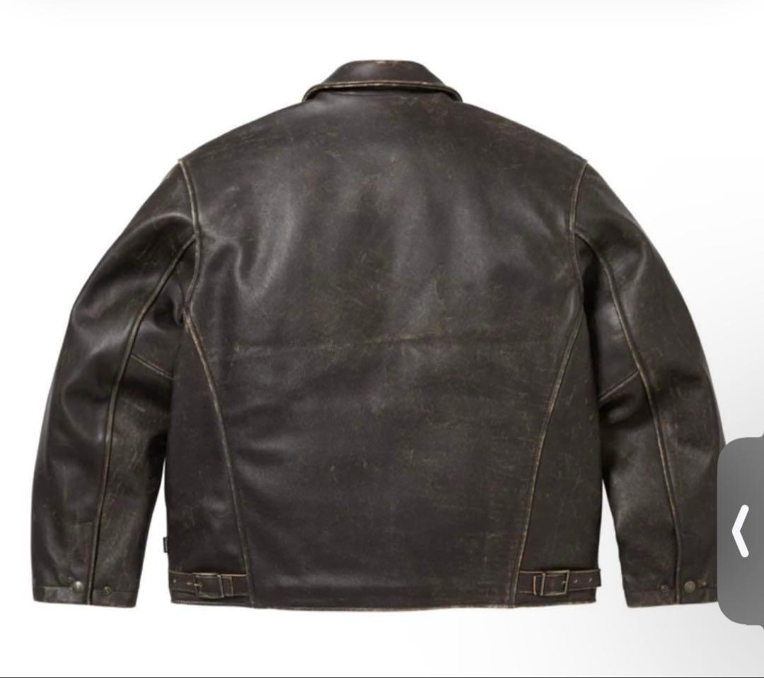Supreme x Schott Leather Racer Jacket - メルカリ