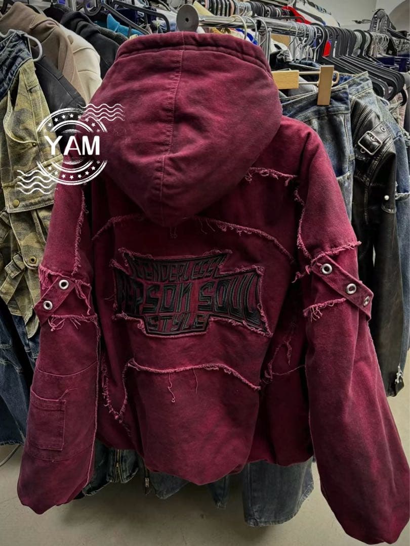 特価PERSONSOUL Dirty Cotton Coat 中綿フードブルゾン - メルカリ