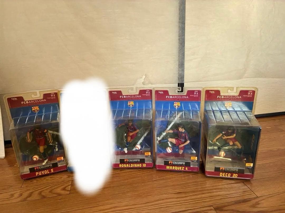 SS FC Barcelona Real Madridフィギュア 4体 Banbo Toys SOCKERS FC Barcelona GAVI 8