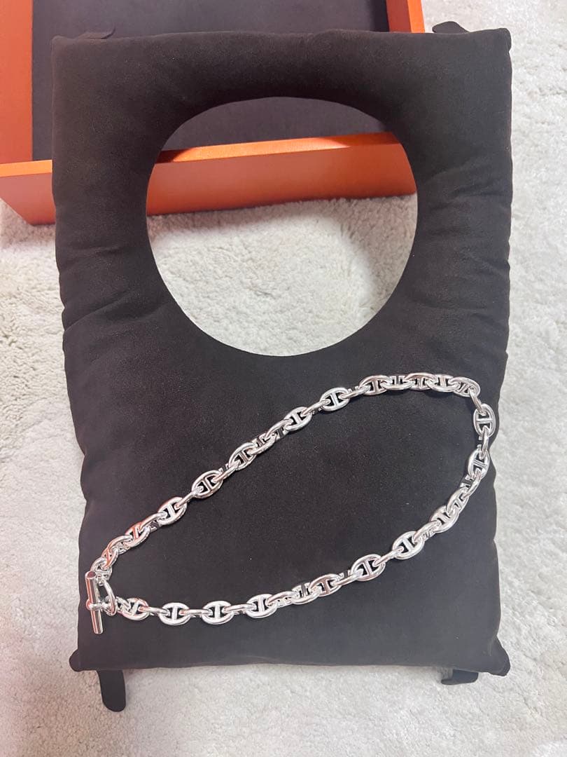 新品未使用】エルメス シェーヌダンクルネックレス43コマ入手困難品