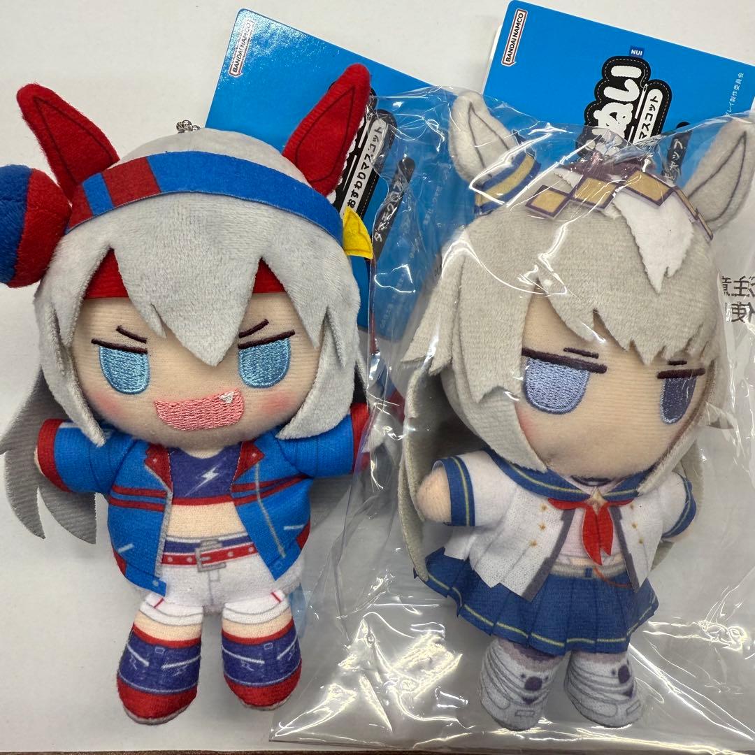 Chibiぬいおすわりマスコット ウマ娘 オグリキャップ タマモクロス