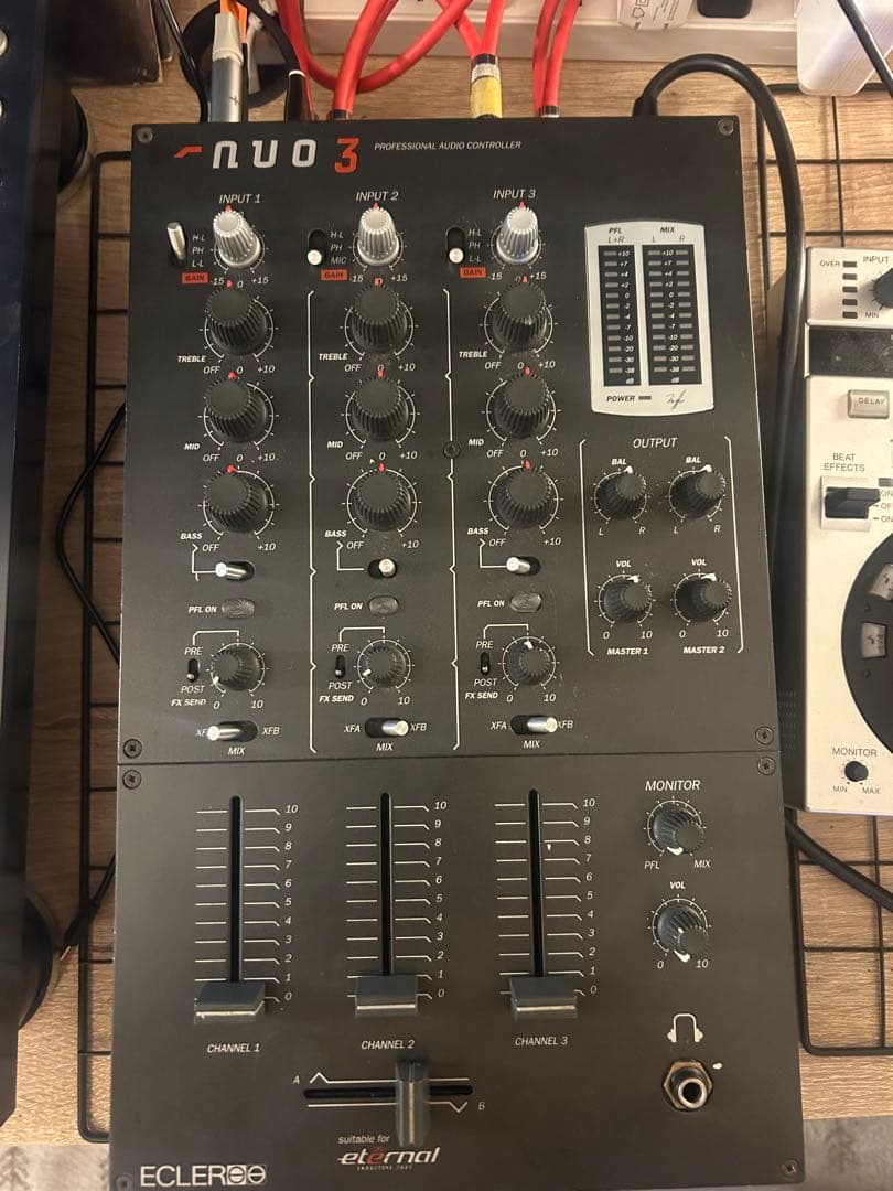 Ecler NUO3 / エクラー DJミキサー ECLER NUO4.0F (シルバー) アナログDJミキサー 4Ch エクラー | 島村