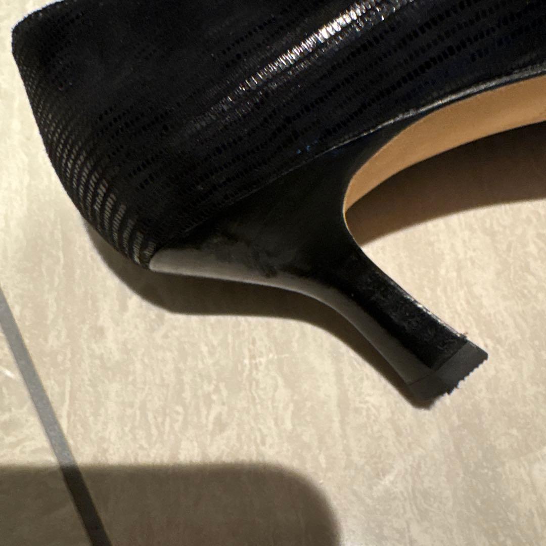 ヨシト　パンプス　黒　23.5cm