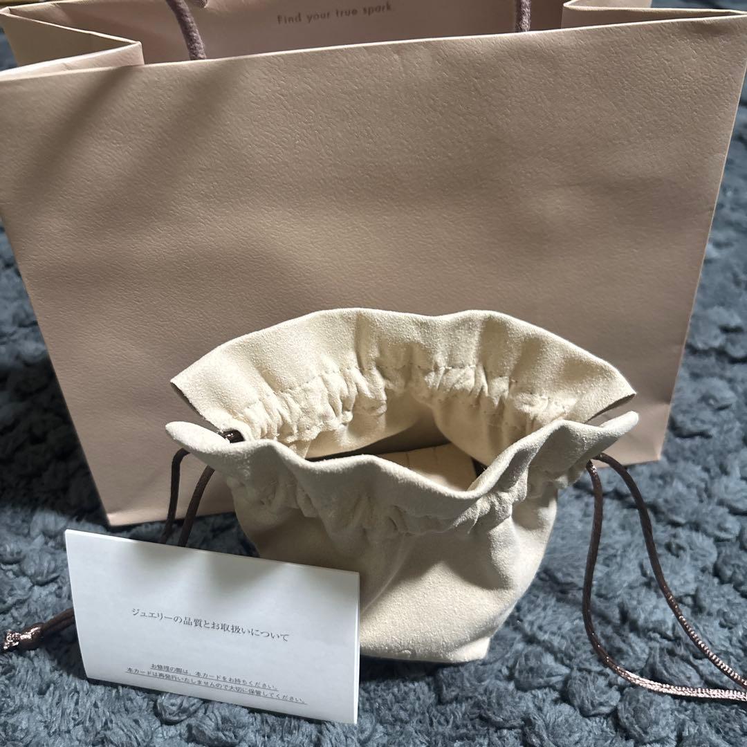 K18 YG 25㎜ フープピアス(片耳用)/ジュエリーツツミ