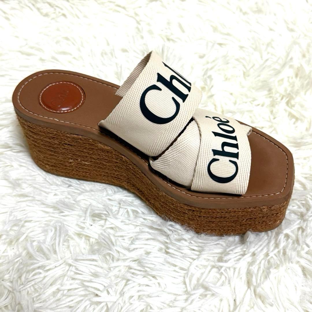 マンゴー様✨ クロエ ウェッジ エスパドリーユ 厚底レディース 24cm相当