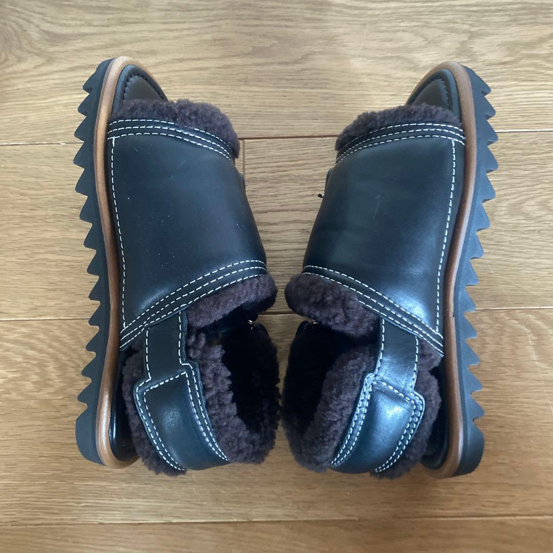 新品試着のみ☆オーラリー ボアサンダル レディース