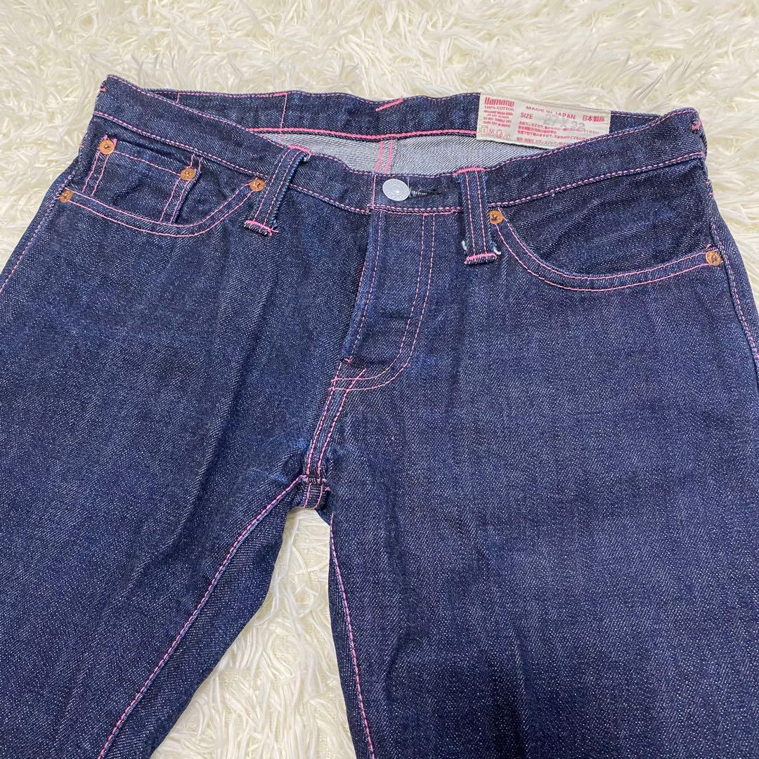 美品】EVISU エビス デニムパンツ カモメ ピンクステッチ 赤耳 2020