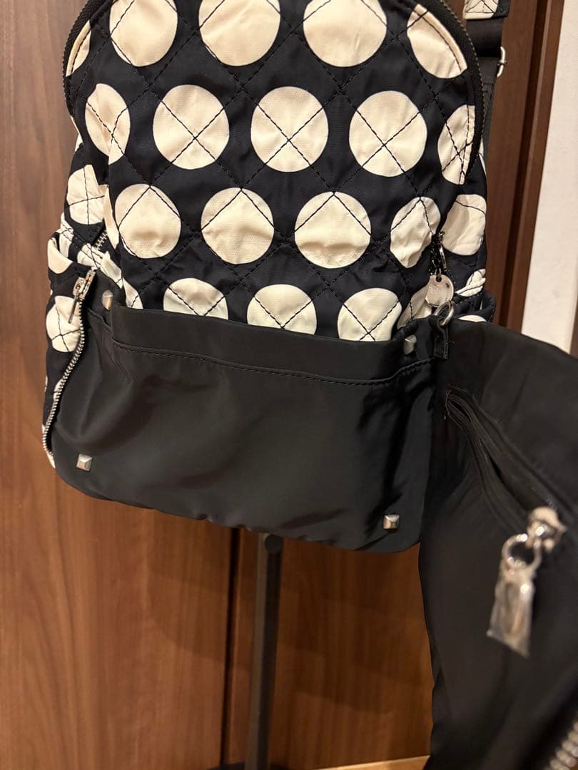 Pebbly ペブリー Me&Yo リュック ラインストーン 刺繍 ドット柄 - メルカリ