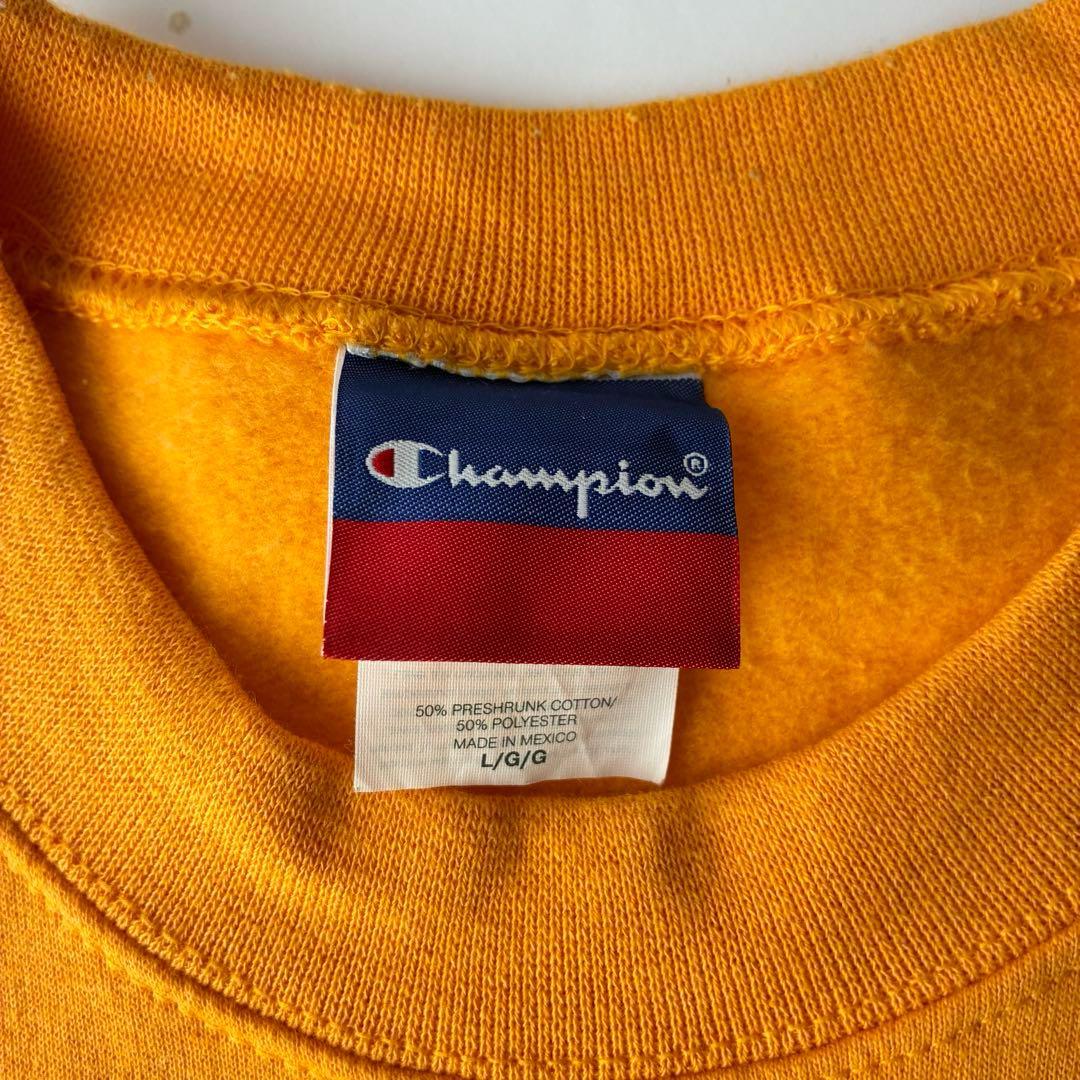 美品 目無し 90s メキシコ製 チャンピオン クルーネック スウェット