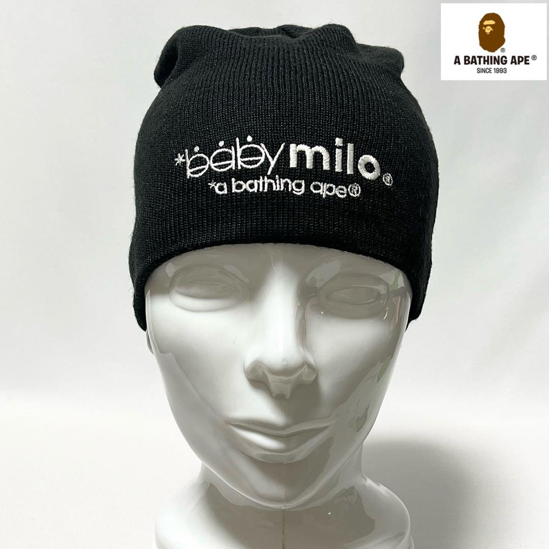 新品】A BATHING APE NIGO期BABY MILO&ロゴビーニー - メルカリ