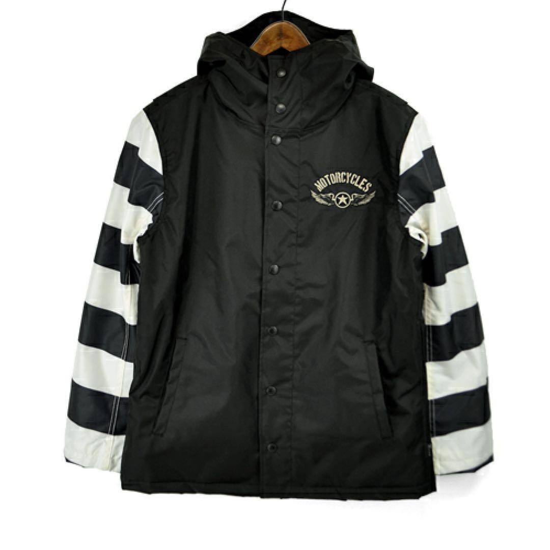 vanson バンソン コーチジャケット XL 黒 VANSON（バンソン） モーターサイクルコーチジャケット MOTORCYCLE