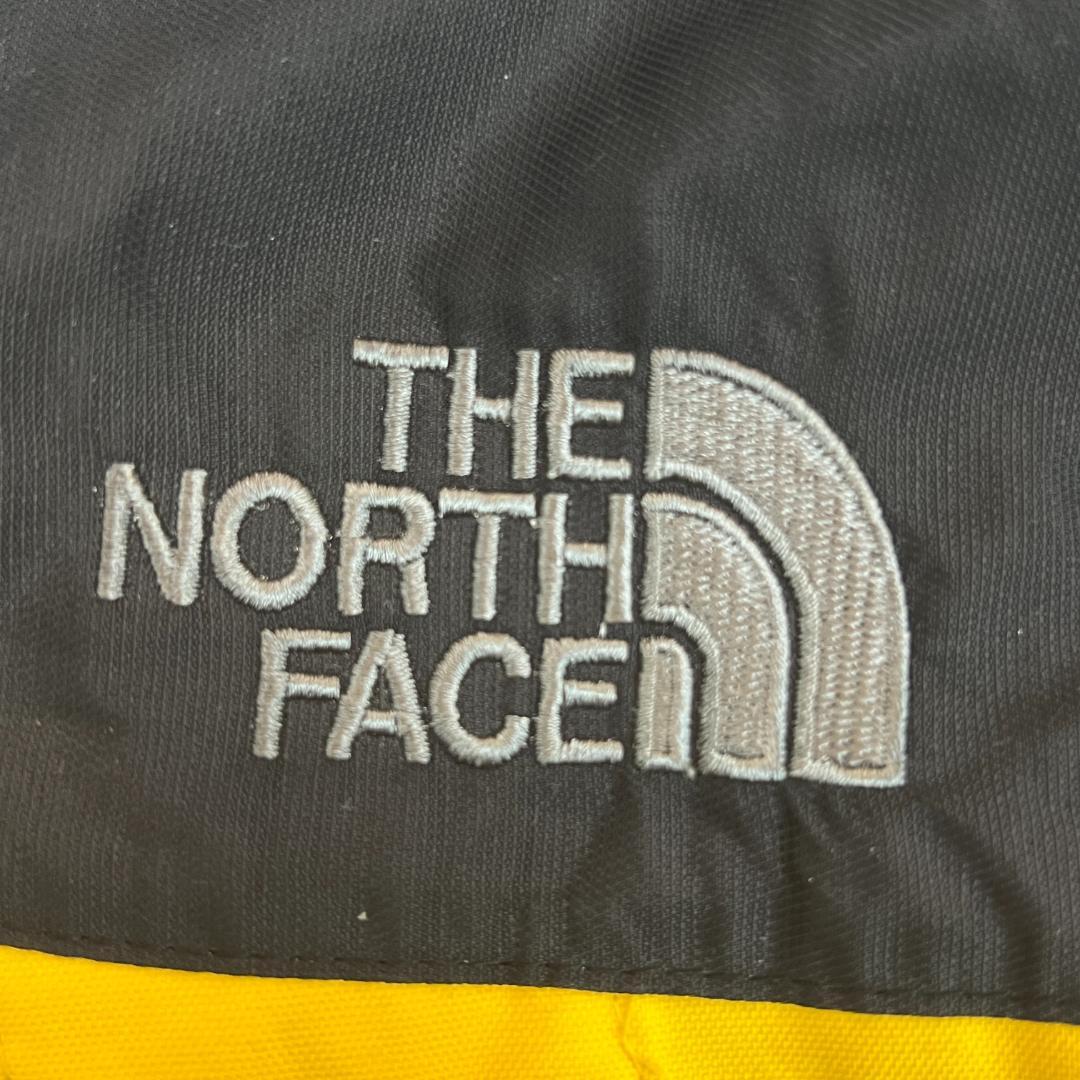 《美品》ザノースフェイス ゴアテックス マウンテンパーカー メンズ 黒黄 (L)