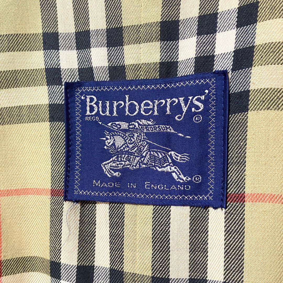 バーバリー トレンチコート ダブル ベルト 8 EXL M レッド ノバチェック