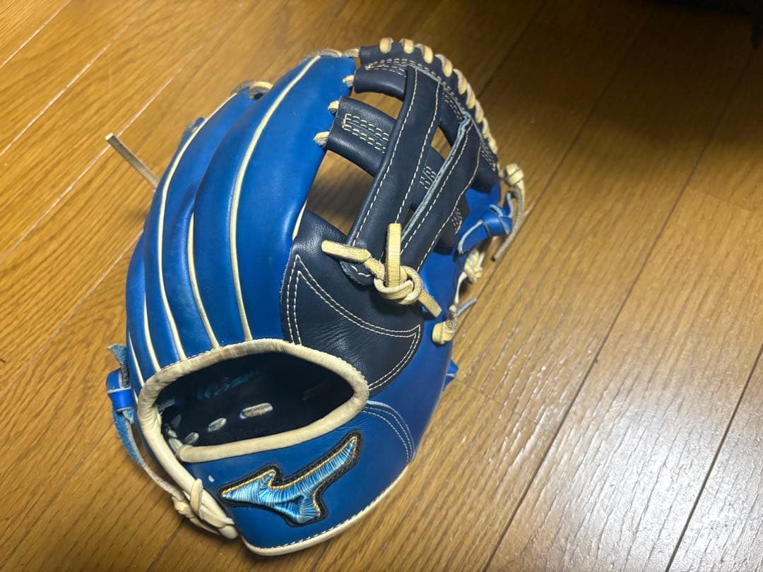 ミズノプロ　軟式　内野　グローブ　ダイバーシティブルー ミズノプロ ミズノ 軟式用 内野手用 グローブ ダイバーシティブルー