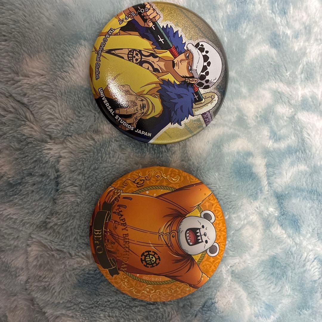 トラファルガー・ローとベポの缶バッジセット - メルカリ