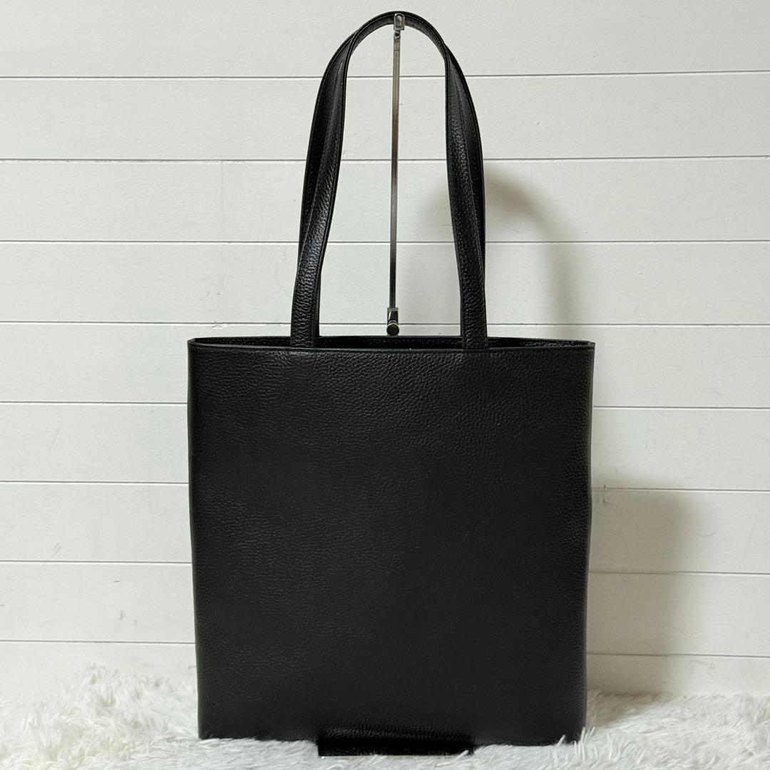 未使用✨HushTug ハッシュタグ レザー スマートトートバッグ ブラック