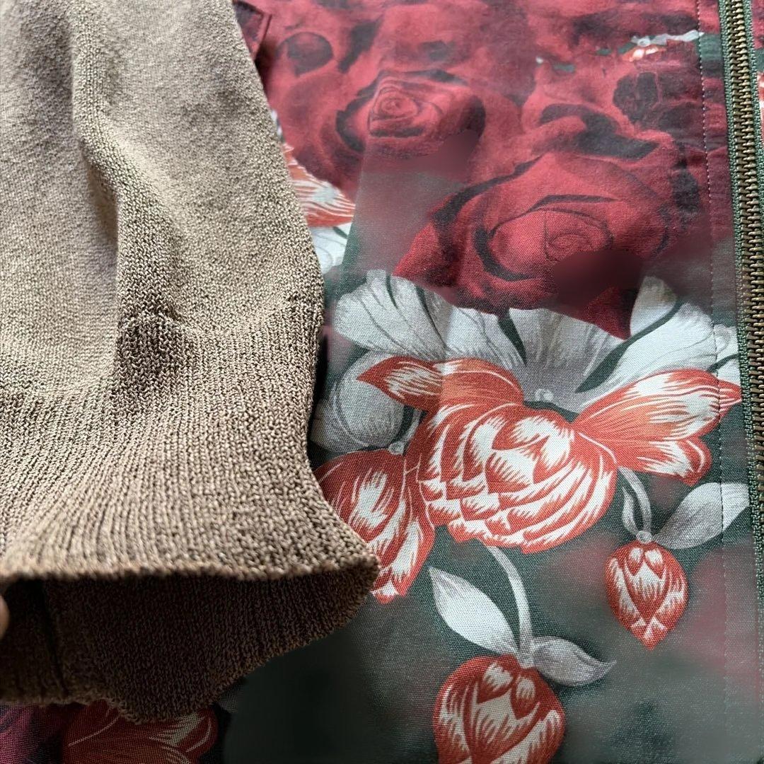 美品】UNDERCOVER 21SS スカルローズニットブルゾン - ジャケット