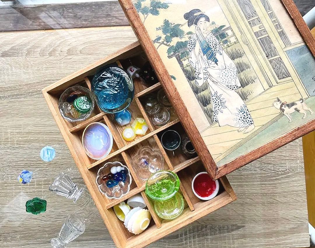 骨董 レトロ 希少！矢柱&ロココ調 ぺろぺろ ウラン おままごと 2種