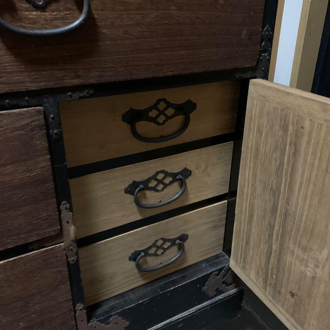 Sao®️i様専用 和箪笥 茶箪笥 アンティーク家具 古物 レトロ チェスト