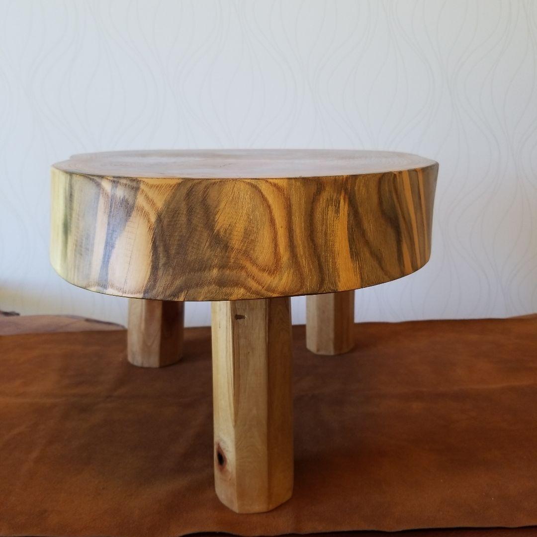 M*様 サイドテーブル《欅けやき》3本脚