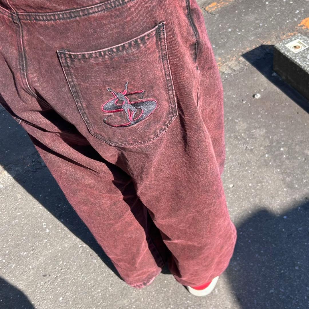 yardsale ヤードセール 赤 デニム - メルカリ