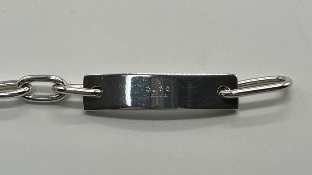 グッチ GUCCI IDプレート オーバルチェーン ブレスレット SV925 - メルカリ