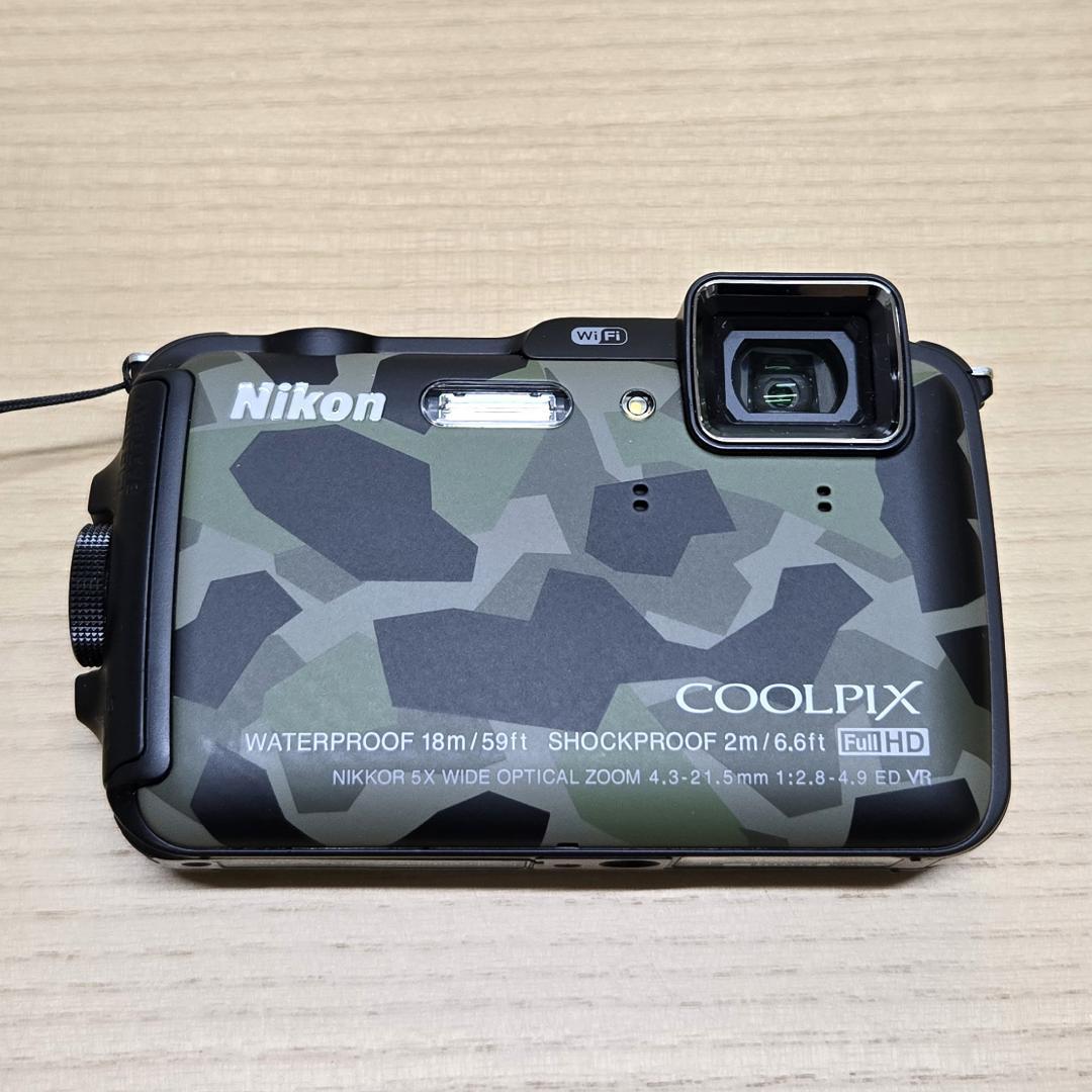 Nikon COOLPIX AW120 防水コンパクトデジカメ レア 迷彩柄 - メルカリ