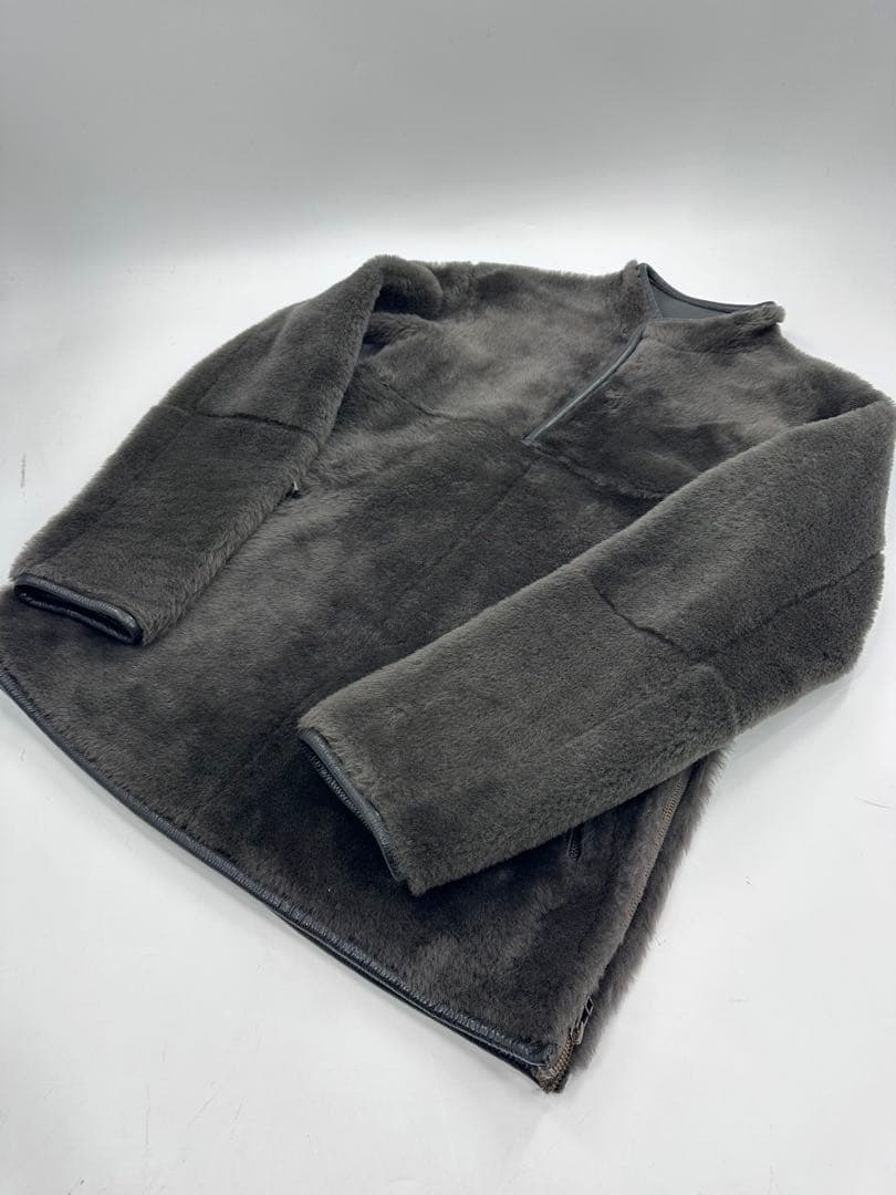 希少/極美品 メンズ/owen barry /シープ プルオーバー ジャケット Oewn Barry オーウェンバリー シープスキンムートン MASON メイソン