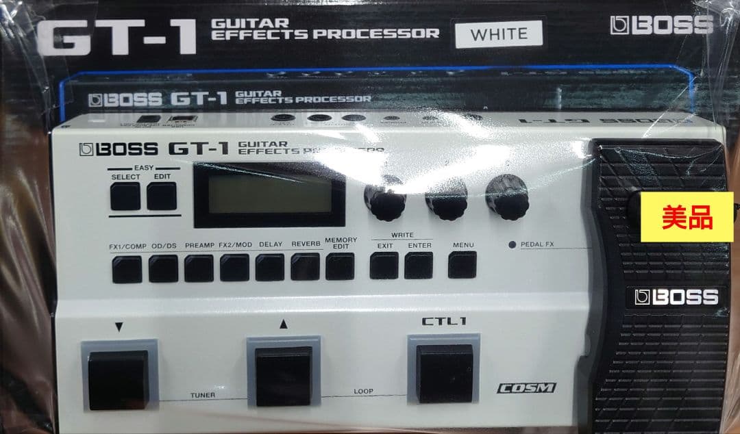 ■■【箱・取説付】BOSS GT-1 ギターエフェクトプロセッサー『ホワイト』 BOSS GT-1-WH【限定生産カラー/2024年11月30日発売】 ボス 【 イオン