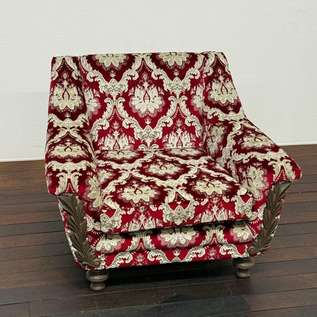 H19K86b 神戸洋家具 永田良介商店 1人掛けソファ H19K86b 神戸洋家具 永田良介商店 1人掛けソファ 永田良介商店 一人