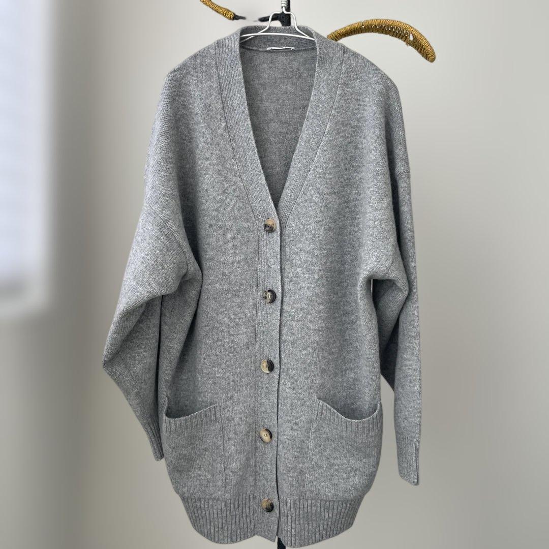 【新品】ドゥーズエムクラス　グレー　　　　　　　　BIGカーディガン Deuxieme Classe（ドゥーズィエムクラス）の「Big カーディガン