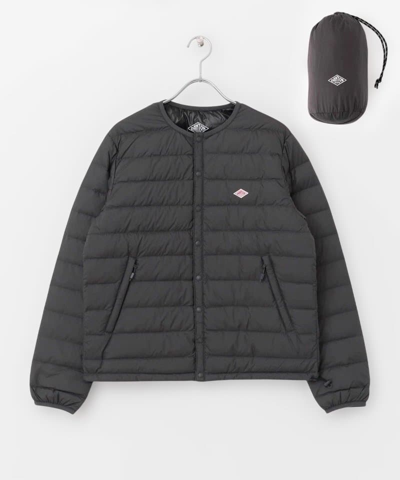 エムズグレイシー ペプラムフリル 切替 ダウンジャケット ワッペン