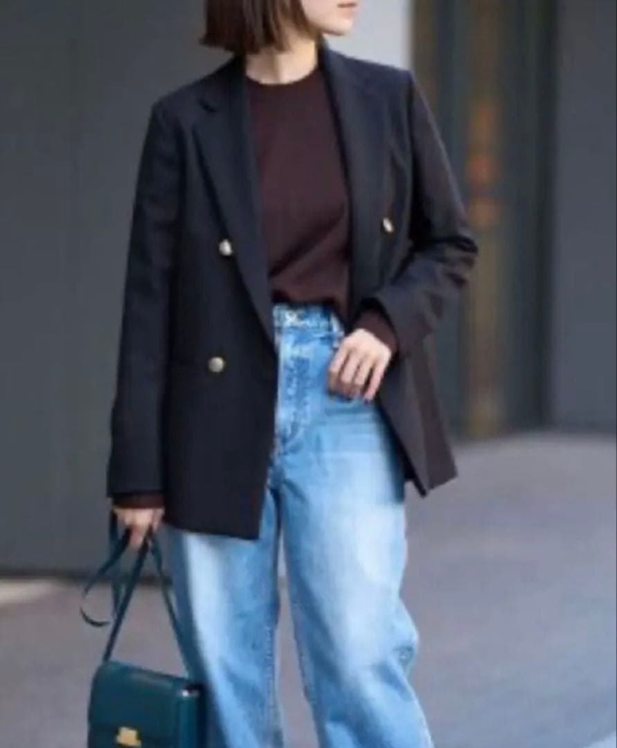 新品⭐︎IENA ウールサージ 金ボタンジャケット　36サイズ IENA（イエナ）の「ウールサージ 金ボタンジャケット（テーラード