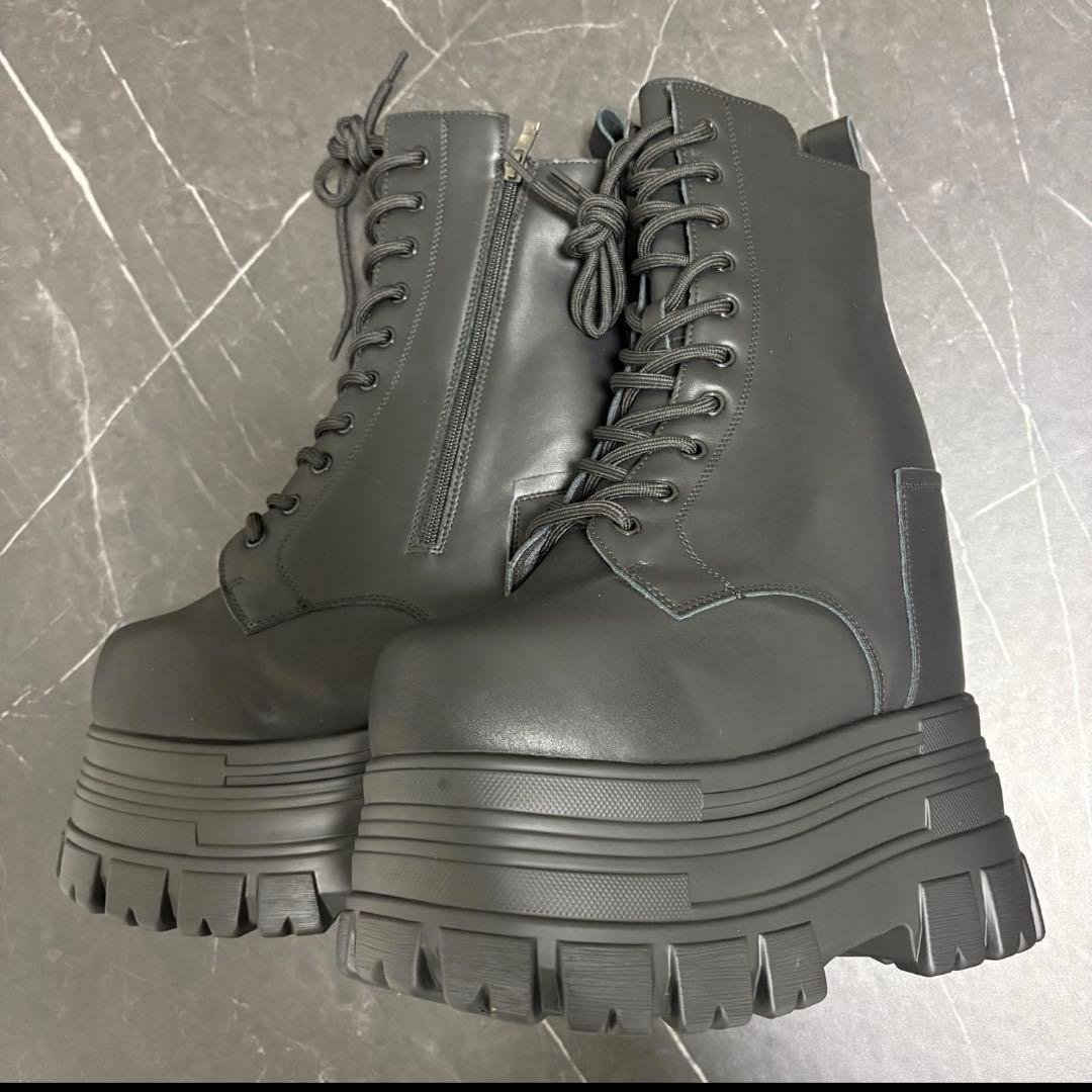 激安お得】22センチアップ シークレットブーツ 黒 23.5センチ - メルカリ