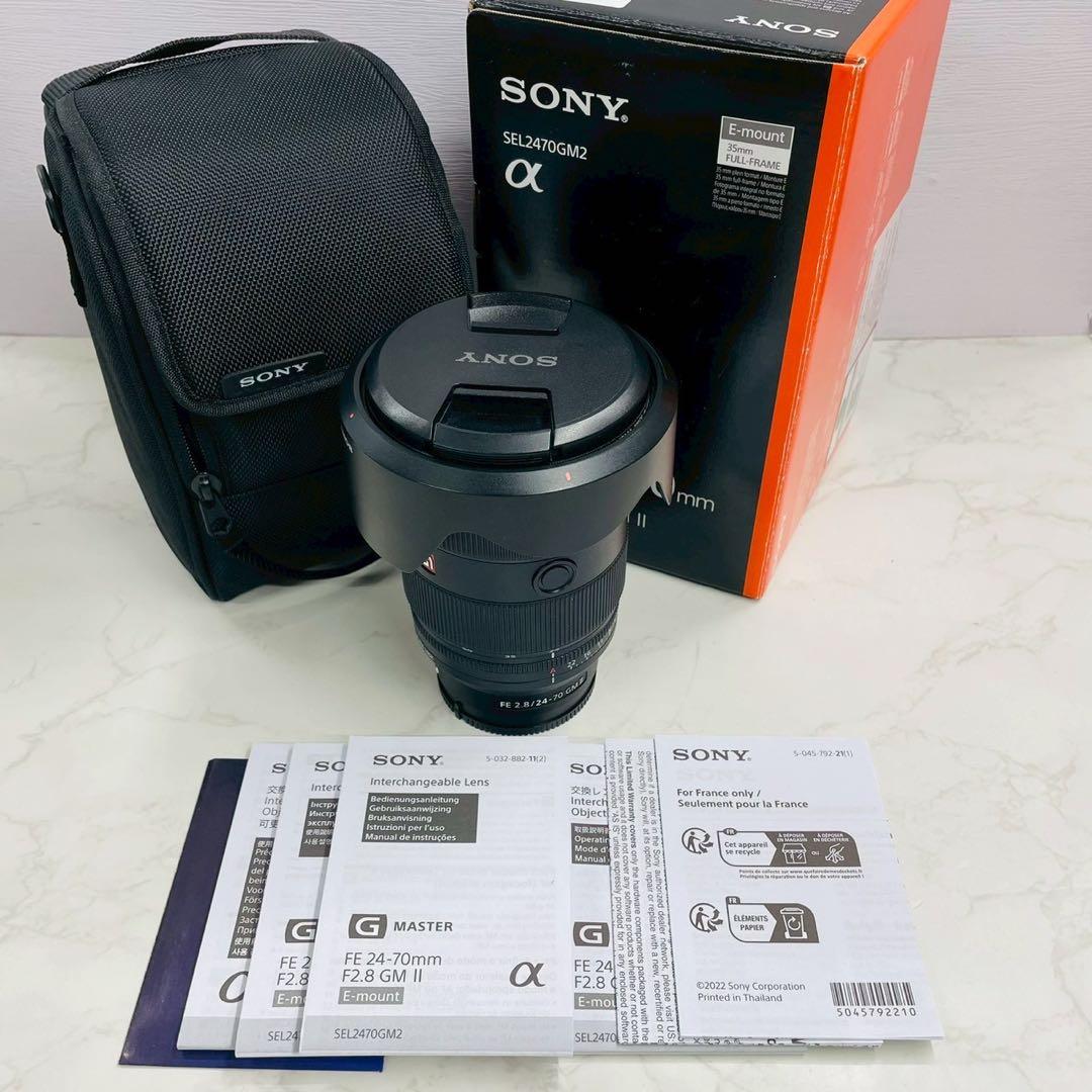 美品 SONY FE 24-70mm F2.8 GM II SEL2470GM2 Amazon.com : Sony FE 24-70mm F2.8 GM II Standard Zoom Lens