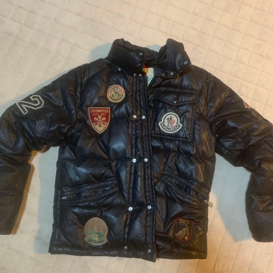 MONCLER パッチ付きダウンジャケット Mサイズ MONCLER（モンクレール） ダウン ダウンジャケット エクラン ECRINS