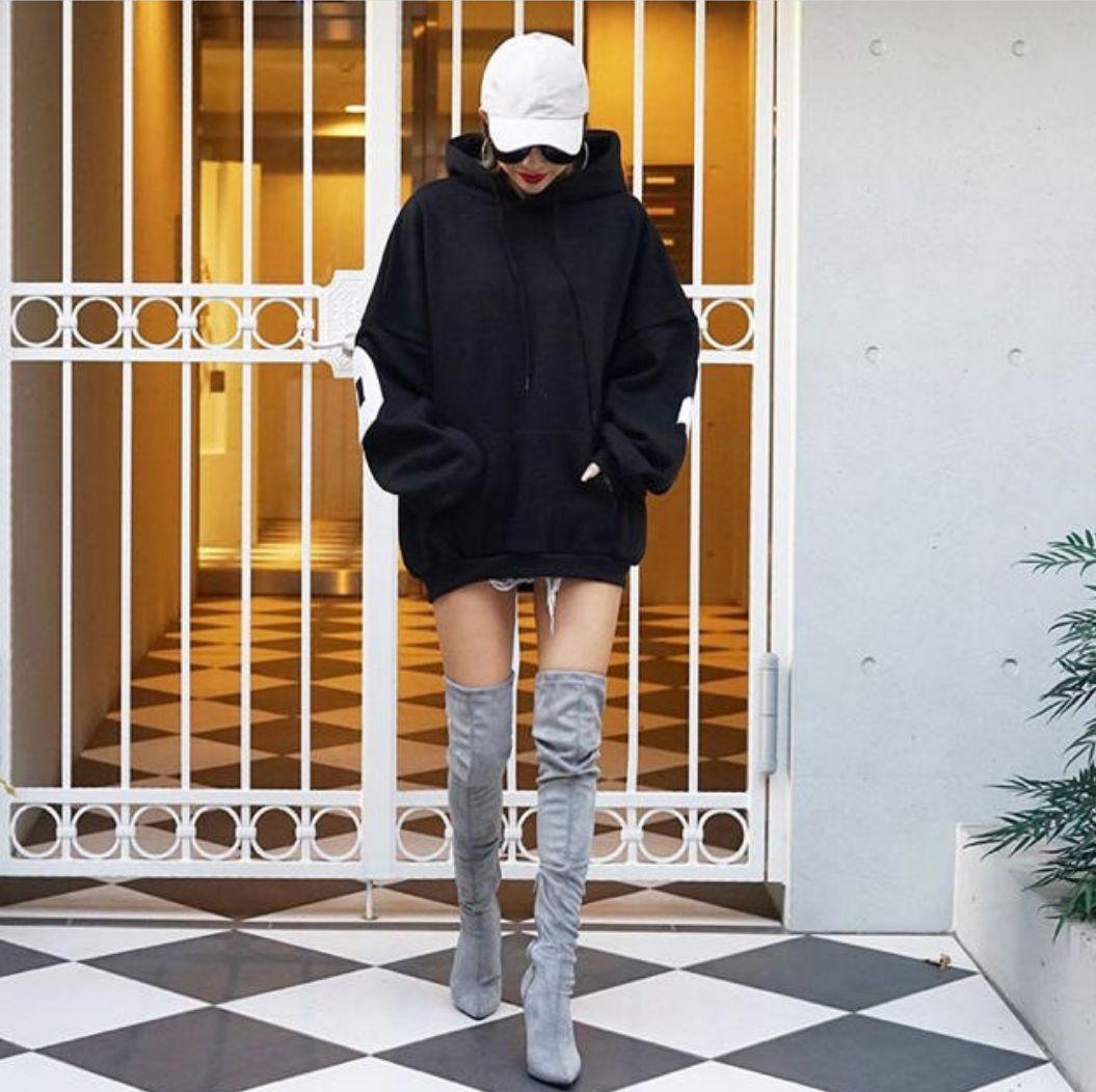 MIRROR9】ミラーナイン アイコンパーカーブラック - メルカリ