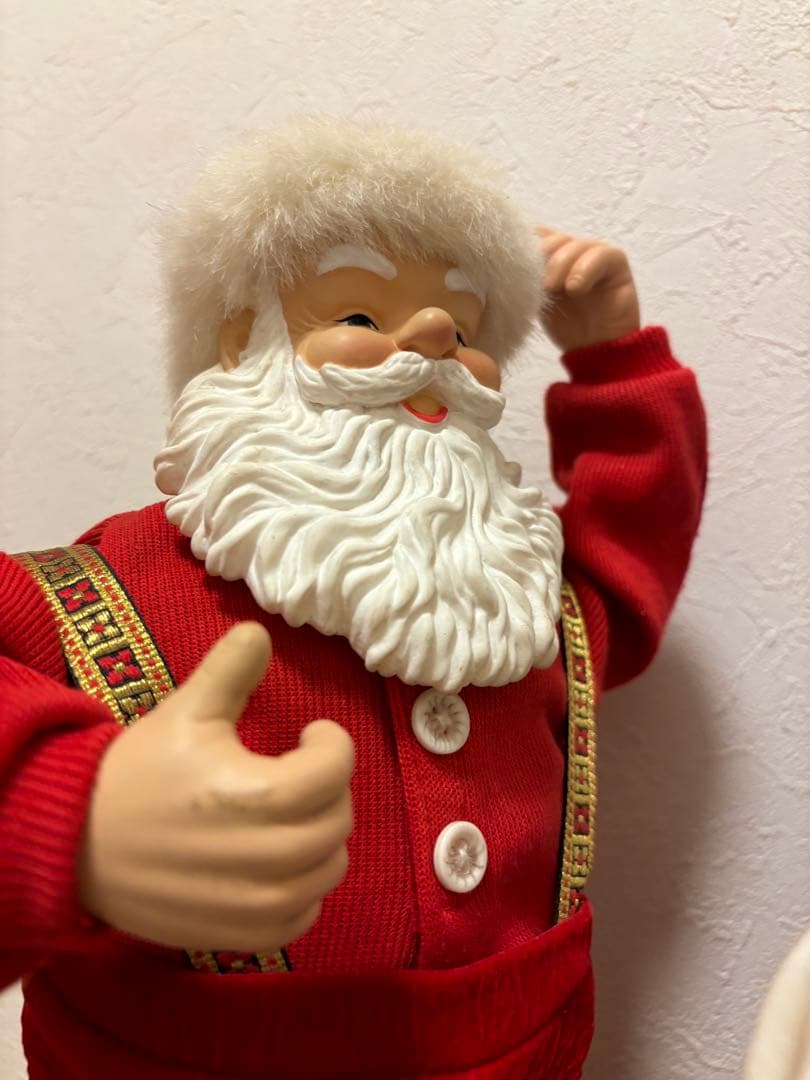 サンタクロース人形2体セット ロッキンアラウンド ジングルベルロック