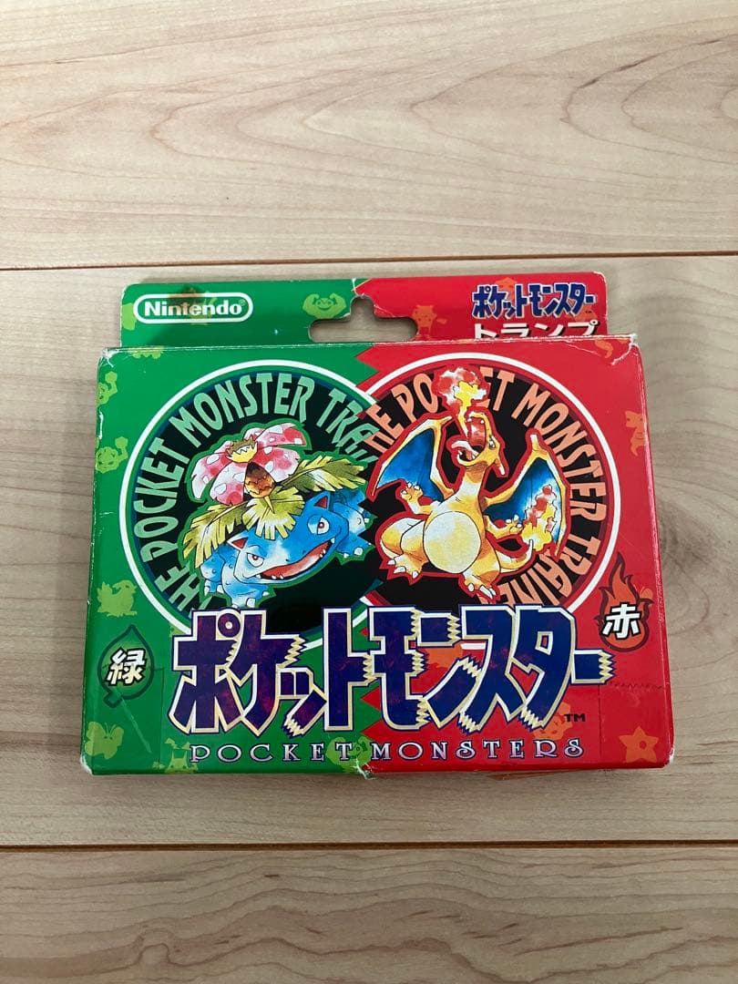 初代 ポケットモンスター トランプ 緑 赤 54枚×2 初代 ポケットモンスター トランプ 緑 赤 54枚×2 初代